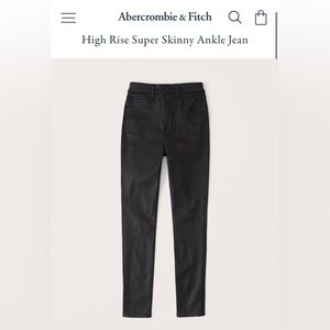 Abercrombie & Fitch High Rise Super Skinny Ankle Jean